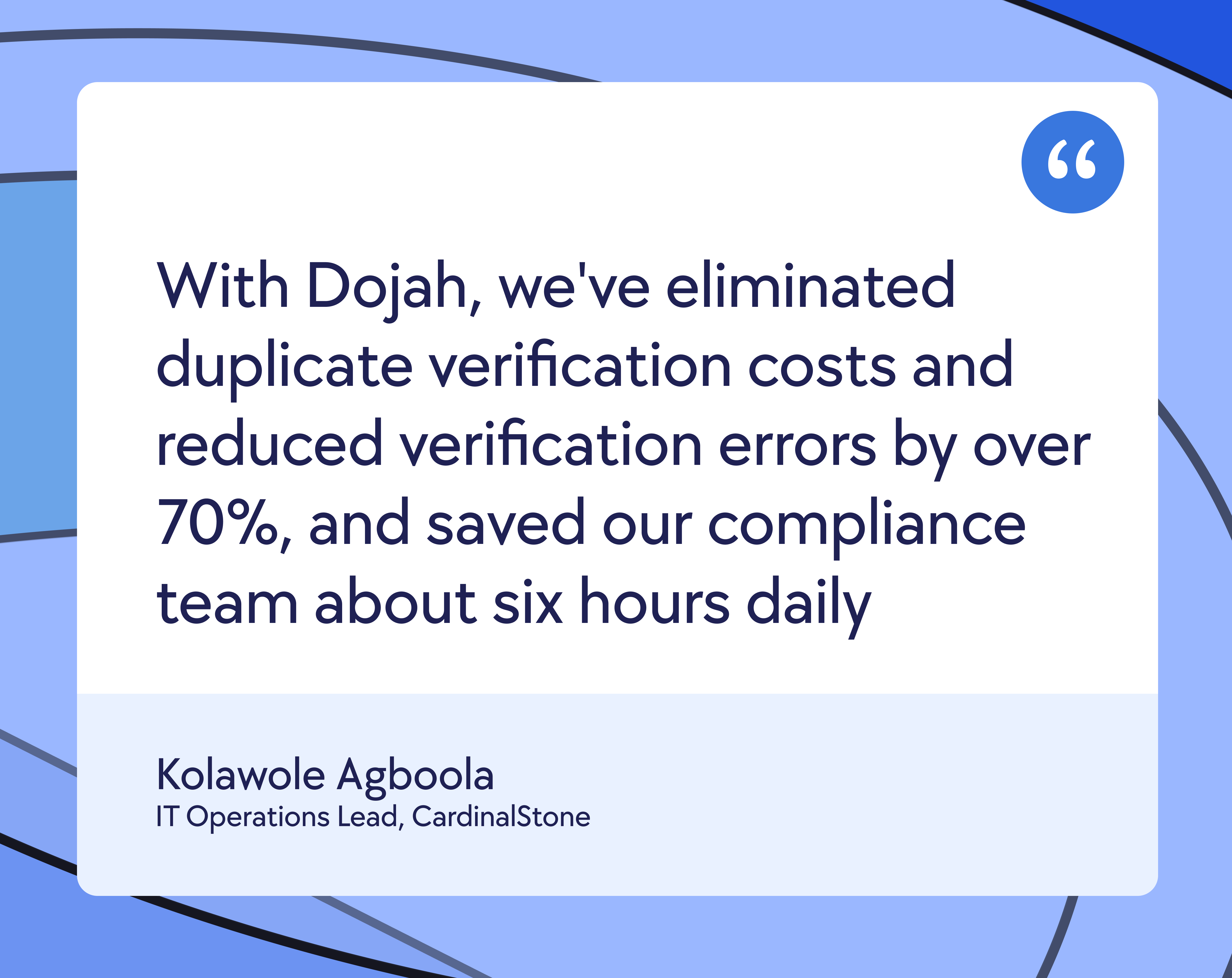 Best KYC Provider in Africa, Cardinal Stone simplifies KYC with Dojah, Top identity verification tool in Africa, Best KYC tool in Nigeria
