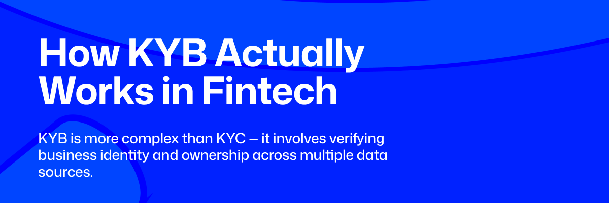KYB verification inAfrica, KYB verification in Nigeria, B2B verification for fintechs and digital platforms, KYB vs KYC