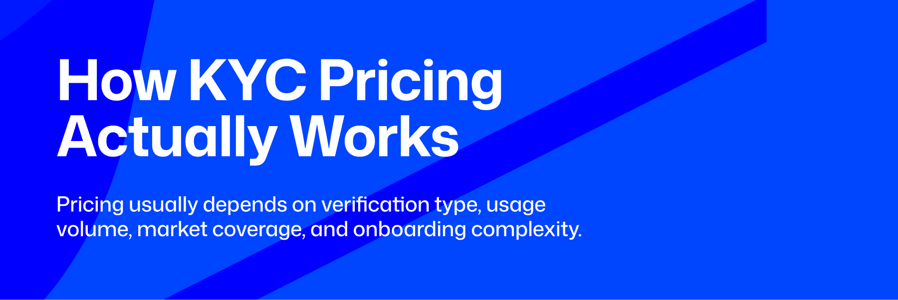 KYC pricing, idenitity verification pricing for african fintechs
