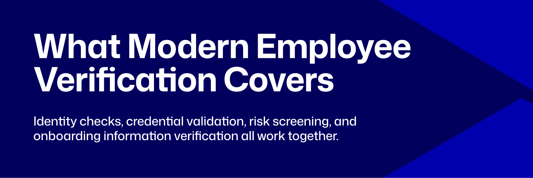 Employee verification, identity verification, employee onboarding, sme onboarding
