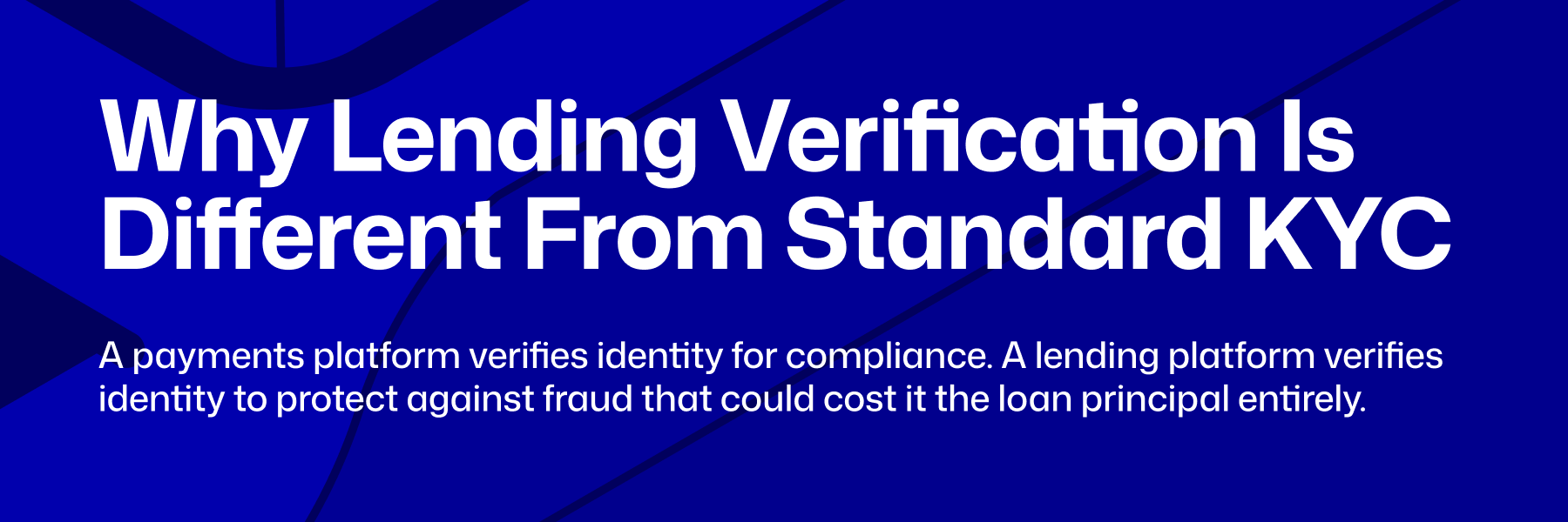 identity verificaton for lending platforms africa