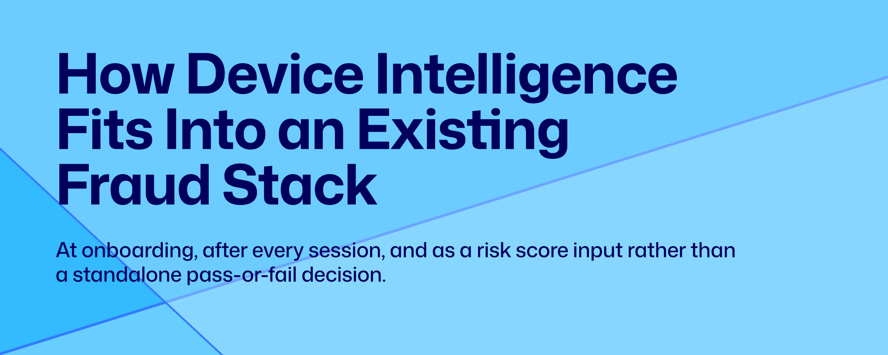 device intelligence fraud detection