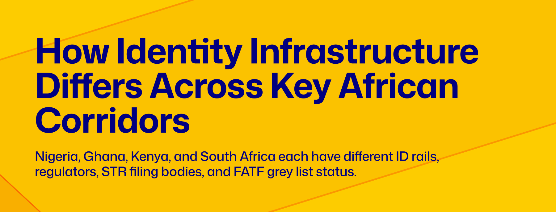 identity verification fo cross border payments in africa