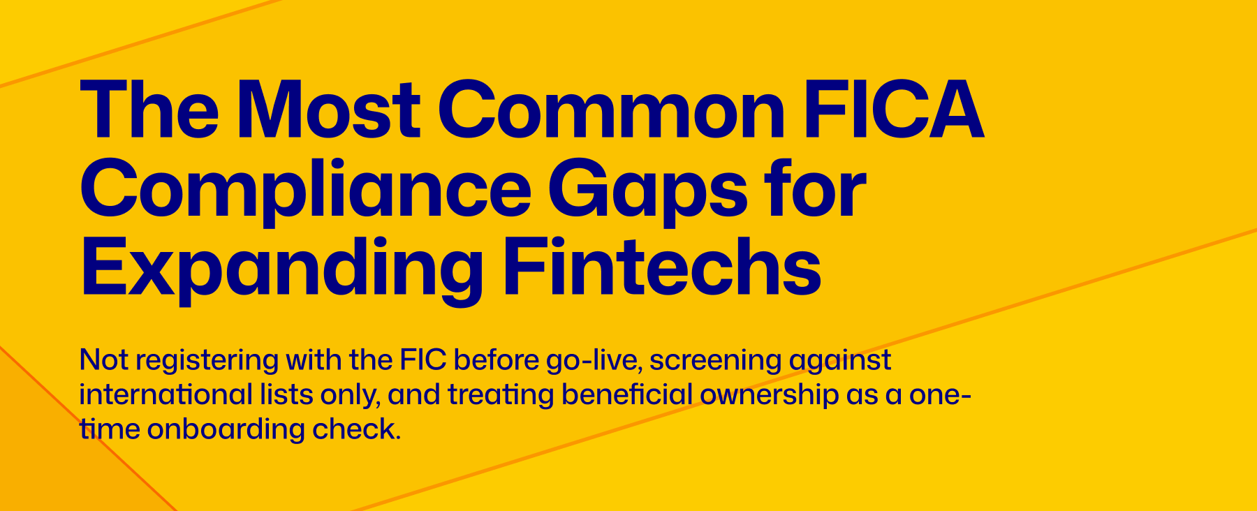 south africa's FICA regulatory compliance 2026